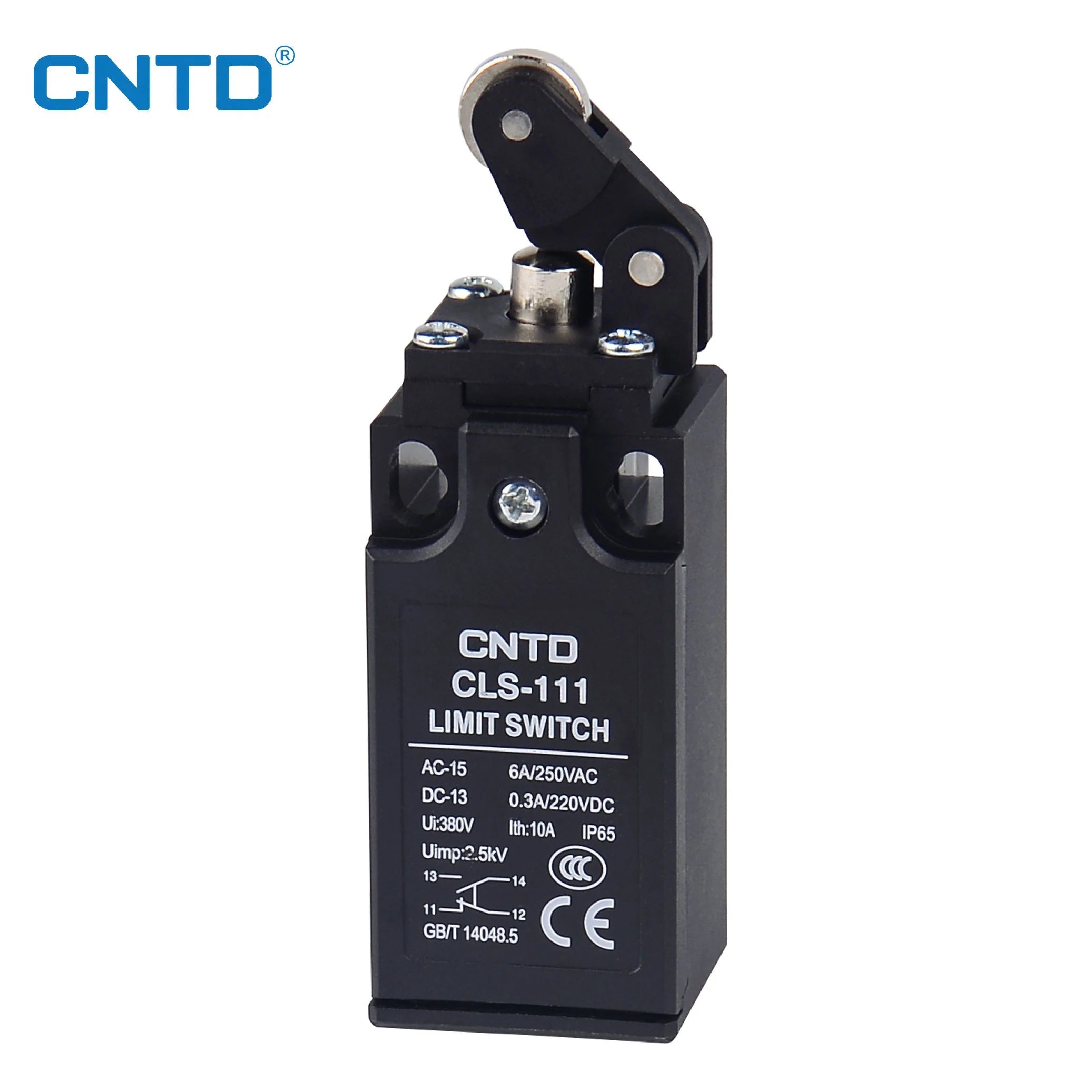Plastic body limit switch: Top plunger roller lever