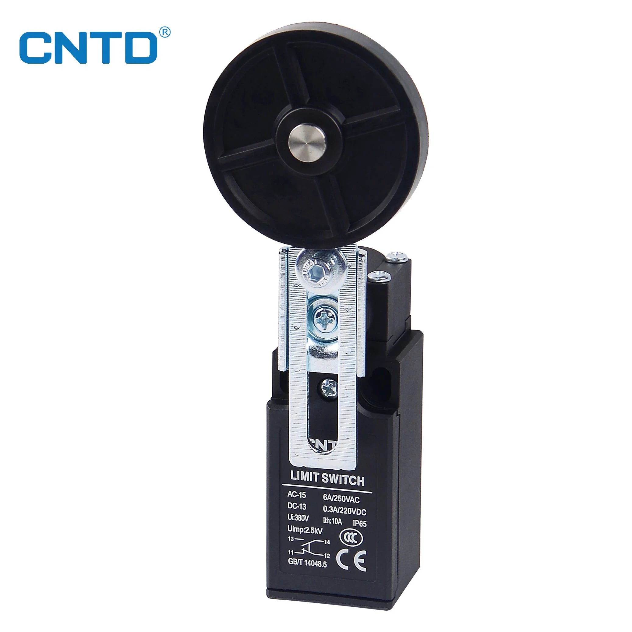 Plastic body limit Switch: Rotating Roller Lever Adjustable - Large Wheel