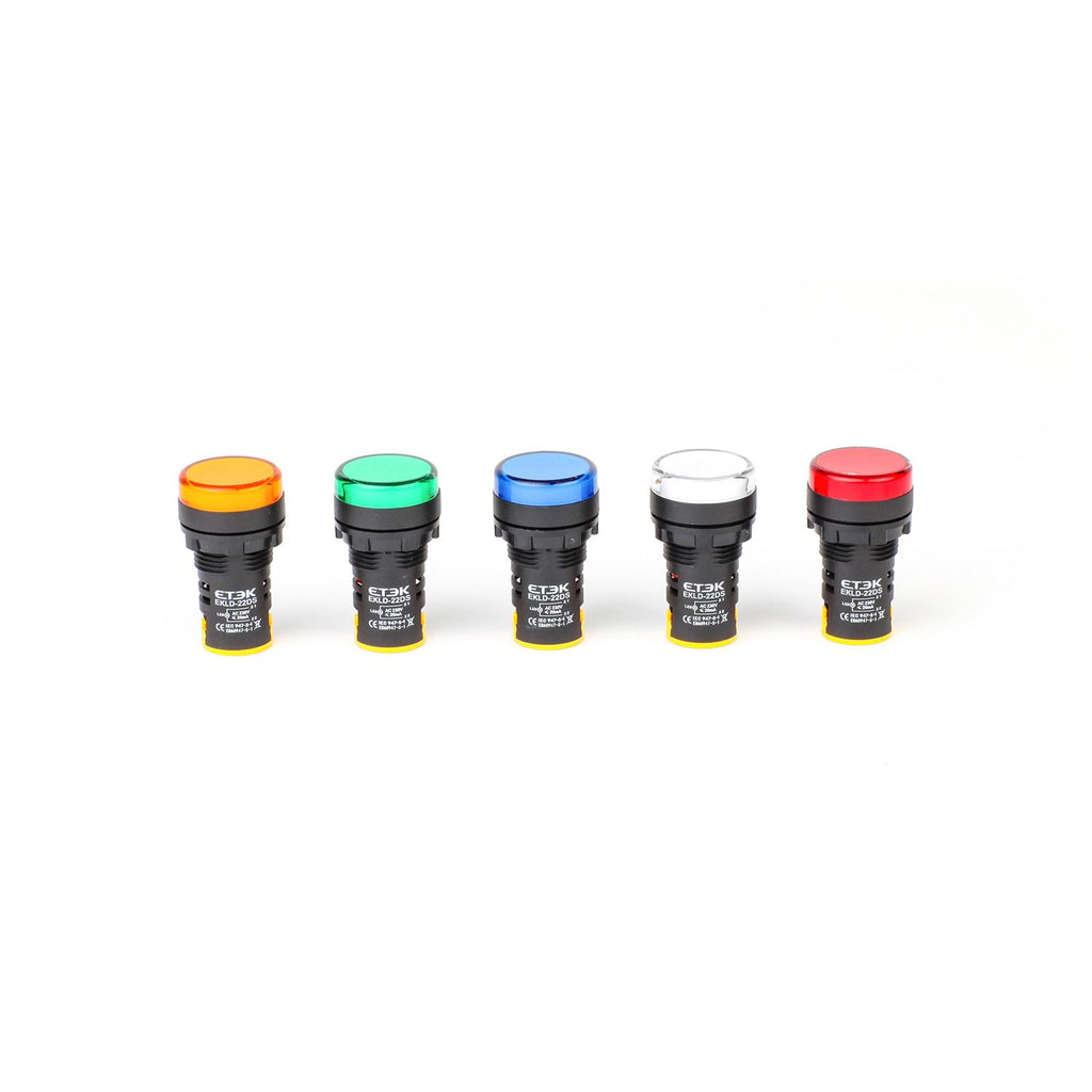 LED Pilot Light 22mm 24-380V AC/DC