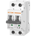 MCB 2 pole 6-63Amp 6kA C-curve